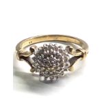 9ct gold diamond ring weight 2.6g