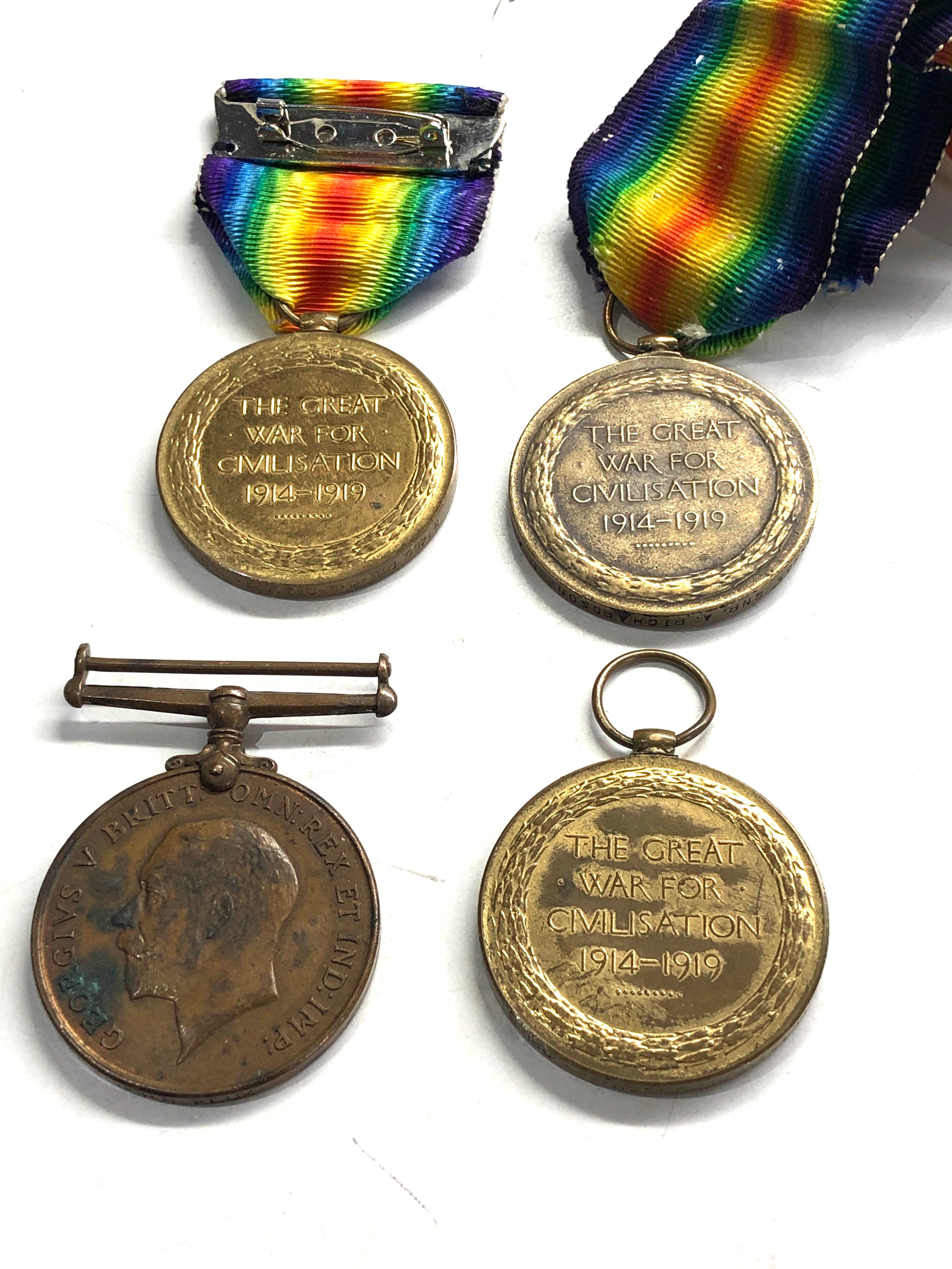 4 ww1 medals inc mercantile marine medal to john flux - Image 2 of 2