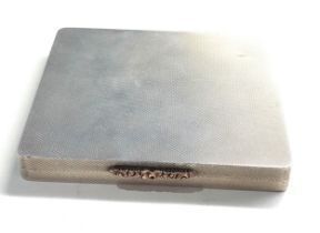 Engine turned Silver case weight 121g
