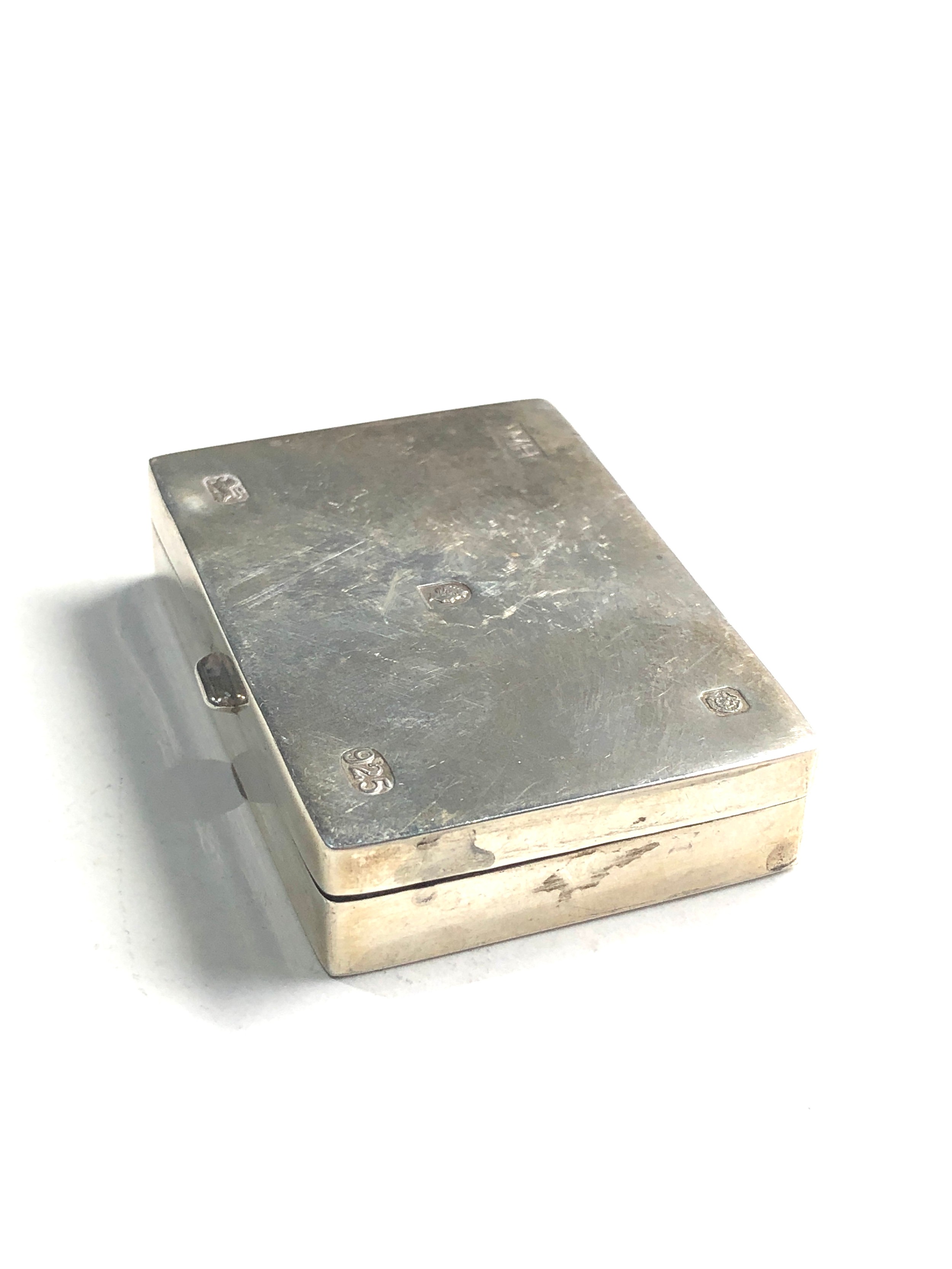 Vintage silver pill / snuff box - Image 2 of 3
