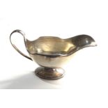 Silver gravy boat Birmingham silver hallmarks weight 107g