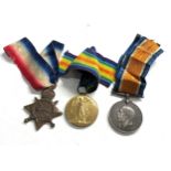 ww1 trio medals to w.gambling fmn.m.f.a