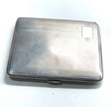 Silver cigarette case weight 102g