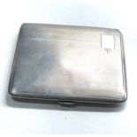 Silver cigarette case weight 102g