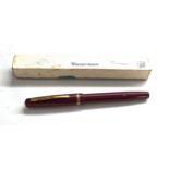 Boxed watermans fountain pen 14ct gold nib