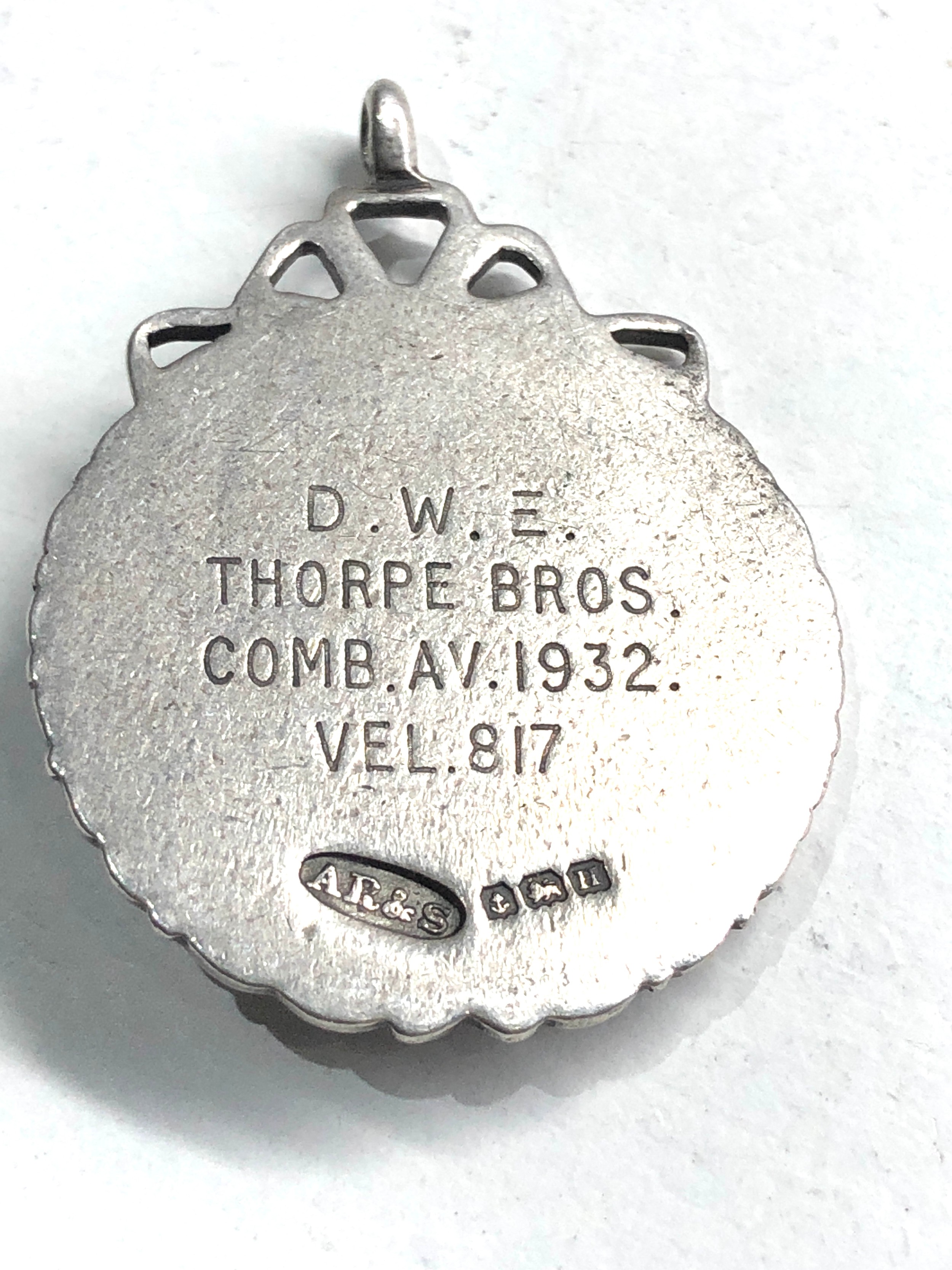 Antique silver & gold pigeon fob - Image 2 of 2