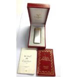 Vintage Cartier cigarette lighter boxed