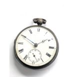 Antique silver fusee pocket watch Hornby Liverpool untested