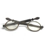 Antique Victorian silver spectacles