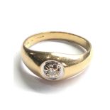 9ct gold diamond ring weight 3.9g