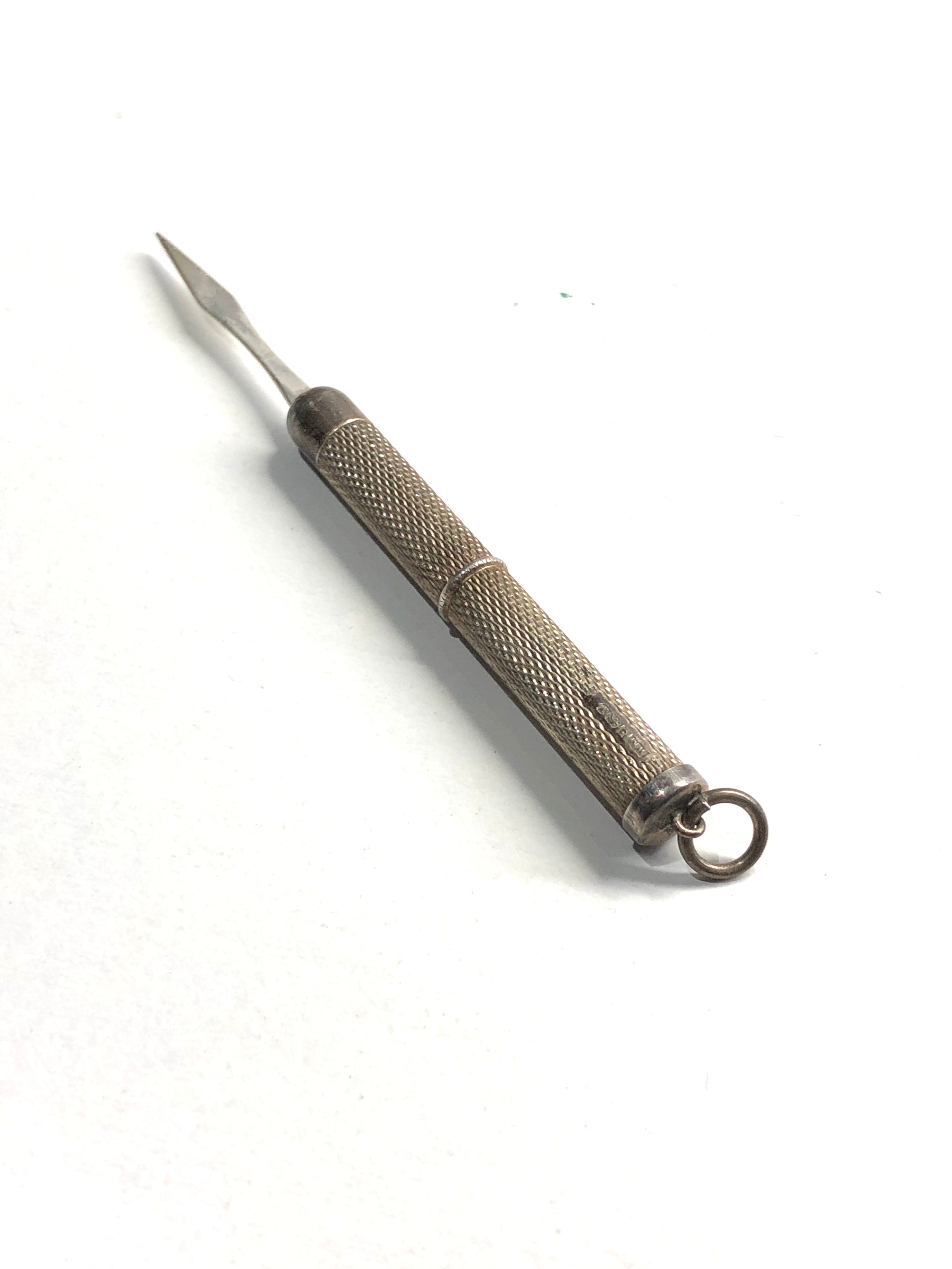 Antique silver toothpick - Image 2 of 4