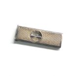 Vintage silver cigar cutter