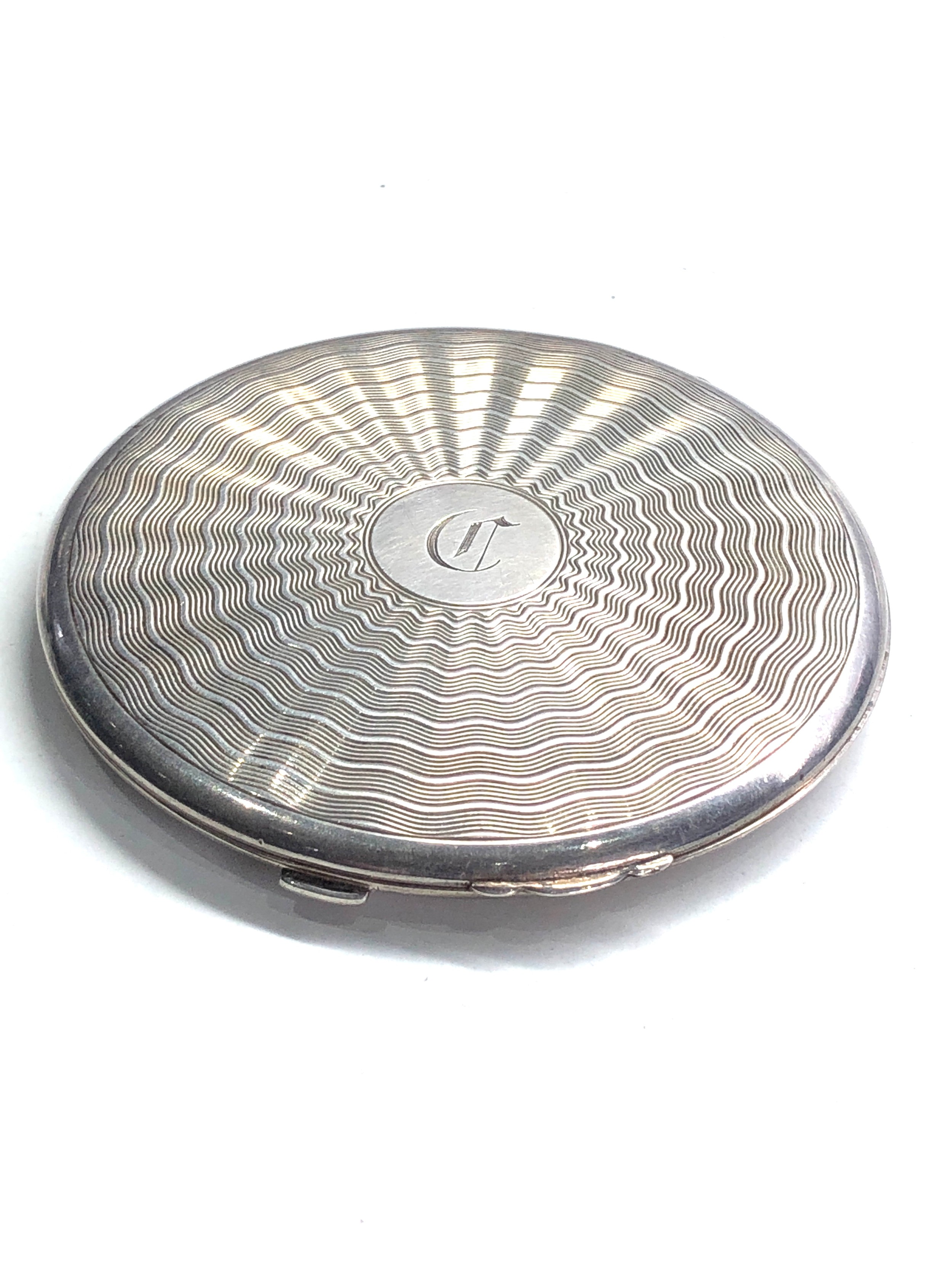 Silver hallmarked compact 65g