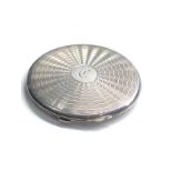 Silver hallmarked compact 65g