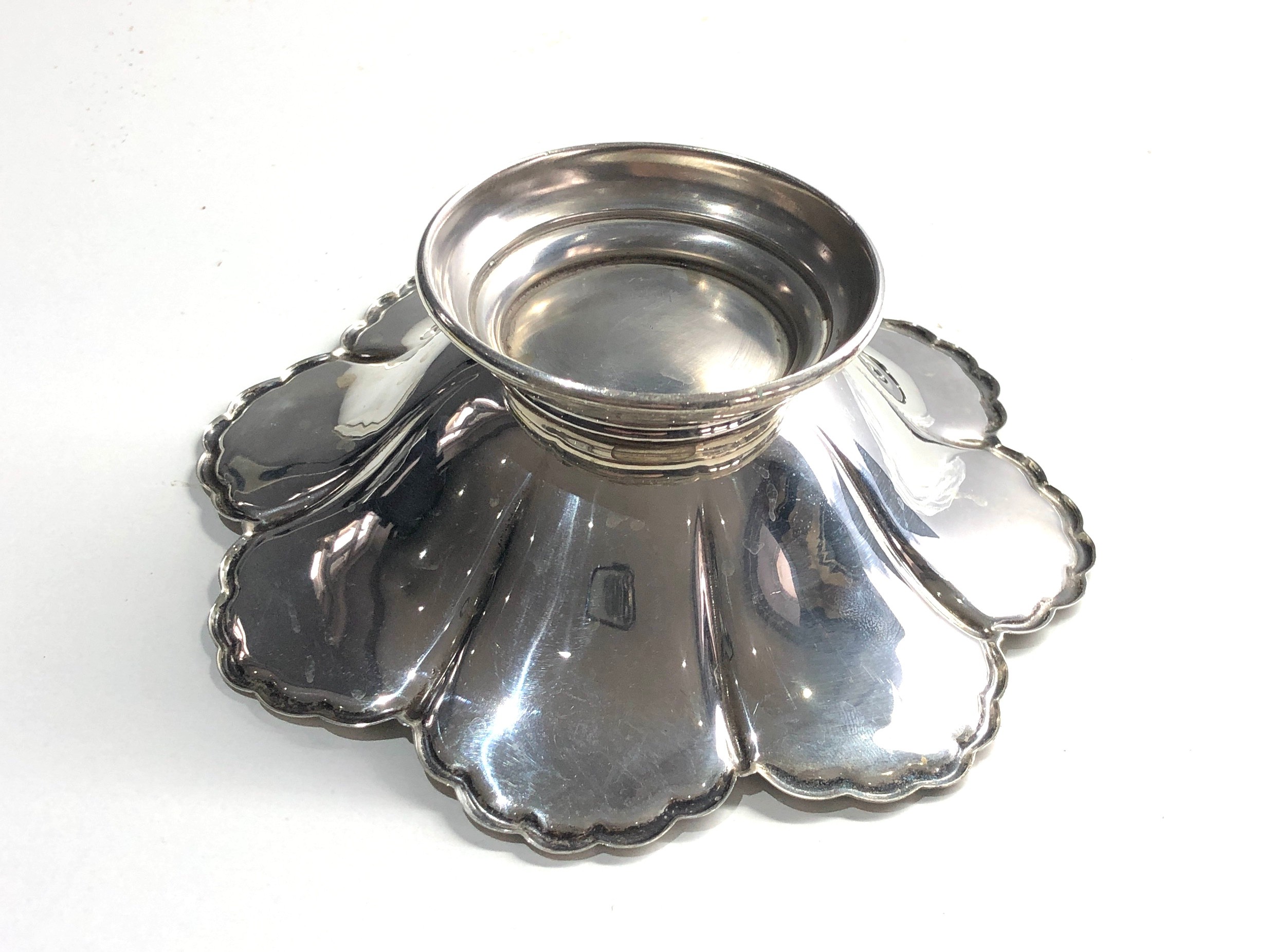 silver sweet dish measures approx 14cm dia height 4.6cm weight 114g - Image 3 of 4