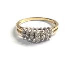 14ct gold diamond ring (2.1g)