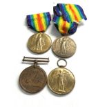 4 ww1 medals inc mercantile marine medal to john flux