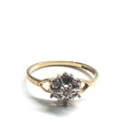 9ct gold diamond ring weight 1.2g