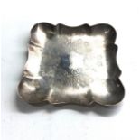 Small silver tray weight 84g