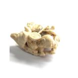 Antique japanese ivory netsuke