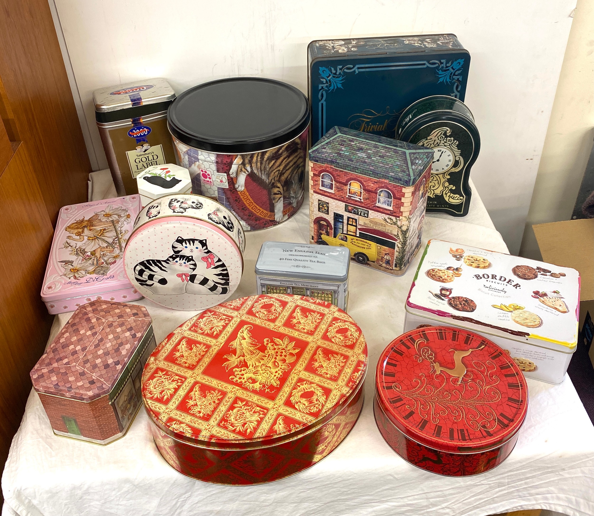 Selection of advertising tins