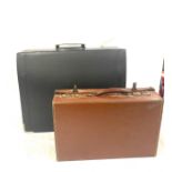 Vintage travel case and a cavalet case