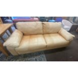 Leather 2.5 seater sofa 82" long by 31" tall 40" depth