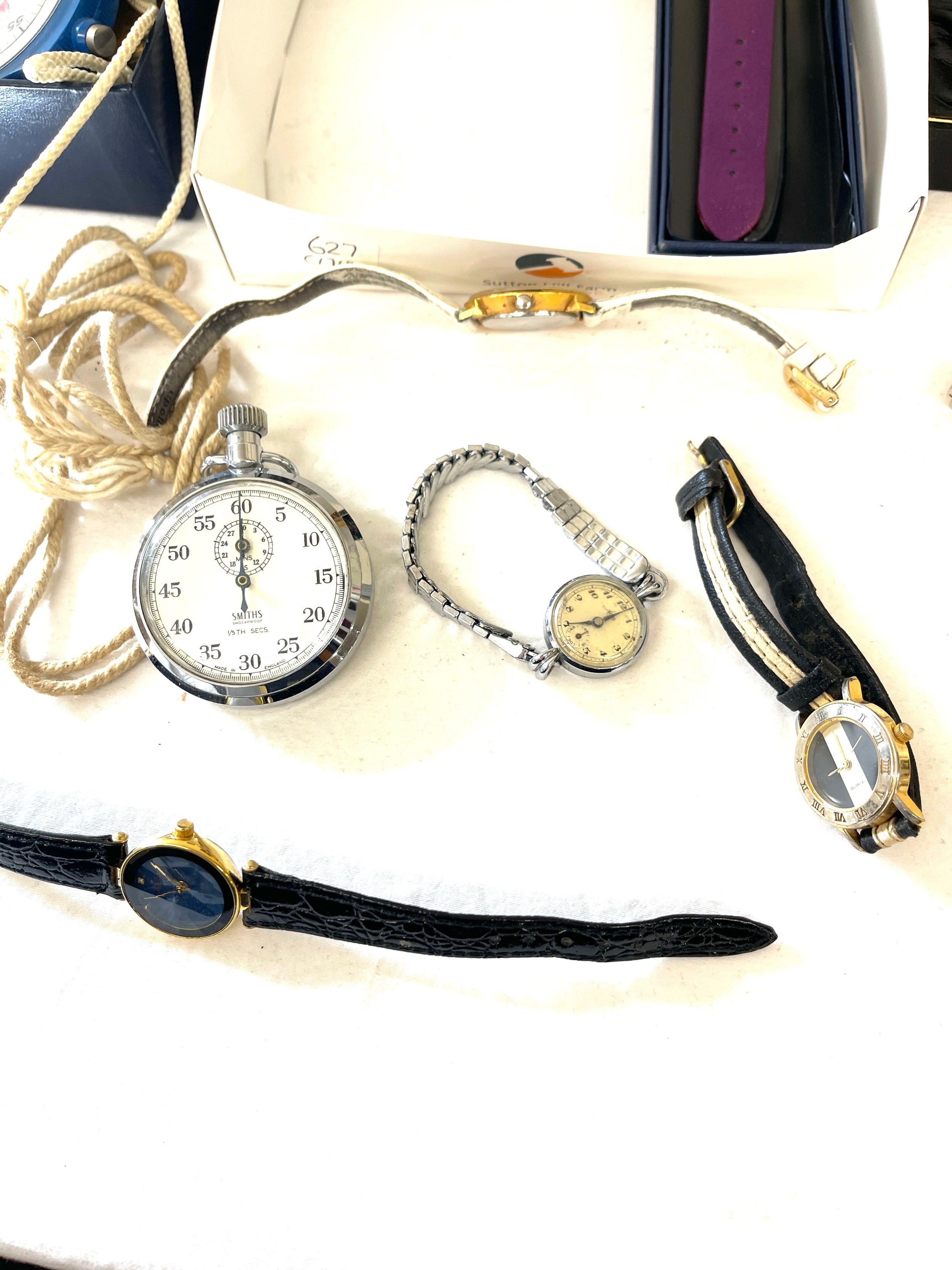 Assortment of wristwatches, ladies and gents, to include pocket stopwatch, all untested - Image 3 of 5