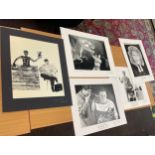 Selection of 6 unframed, mounted photographic signed prints by local artist Phil Monk to include