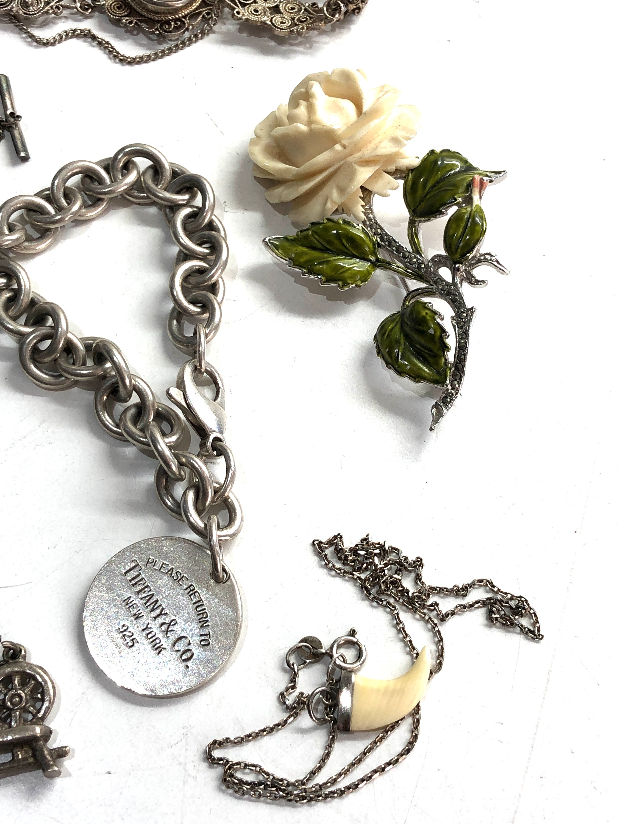 Selection of vintage silver jewellery - Image 2 of 4