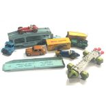 Selection of vintage dinky toys
