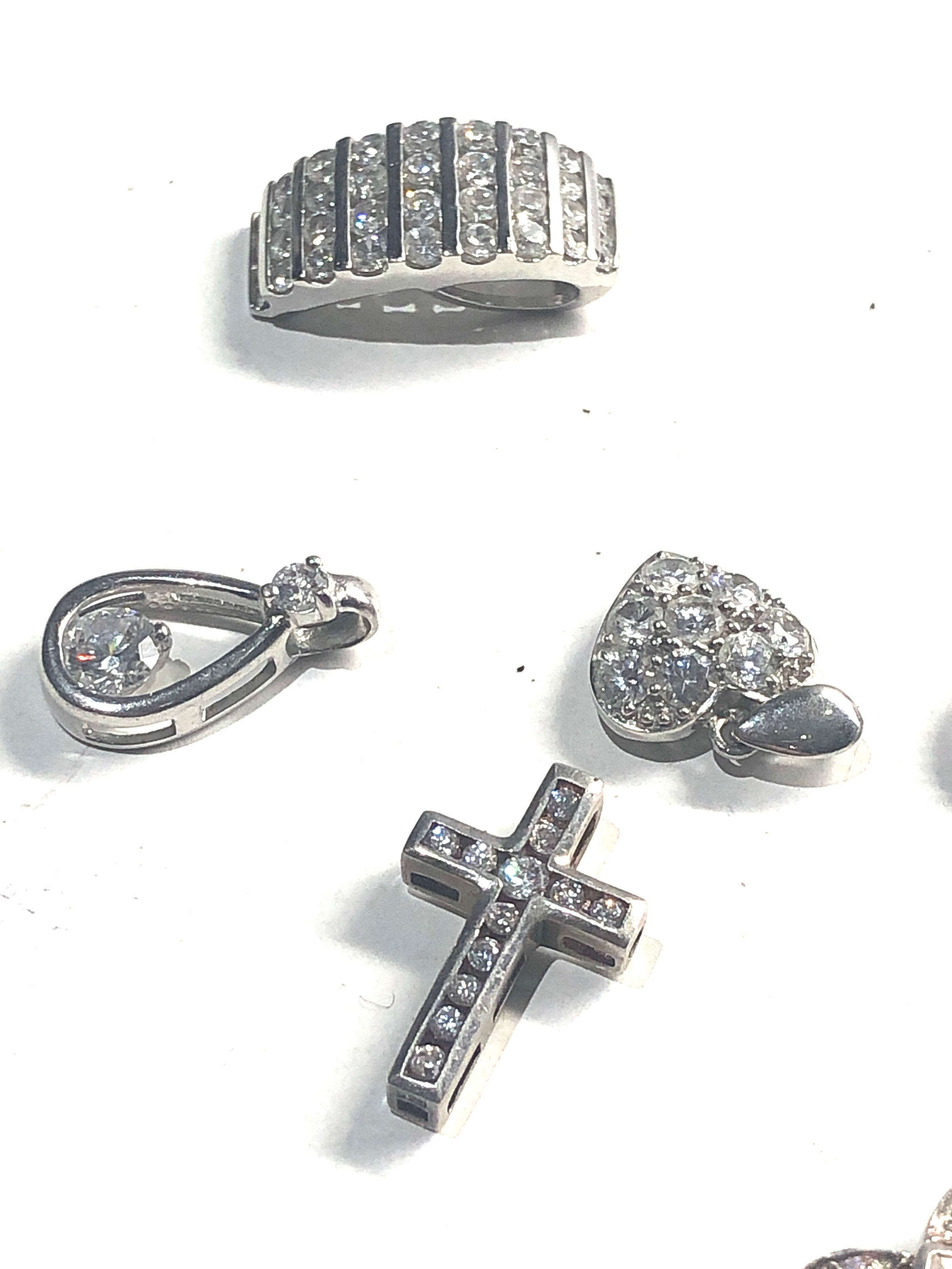 Selection of hallmarked 925 silver and stone set jewellery - Image 2 of 5