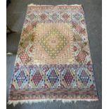 Vintage hall runner / rug, approximate measurements: Length 73 inches, Width 47 inches