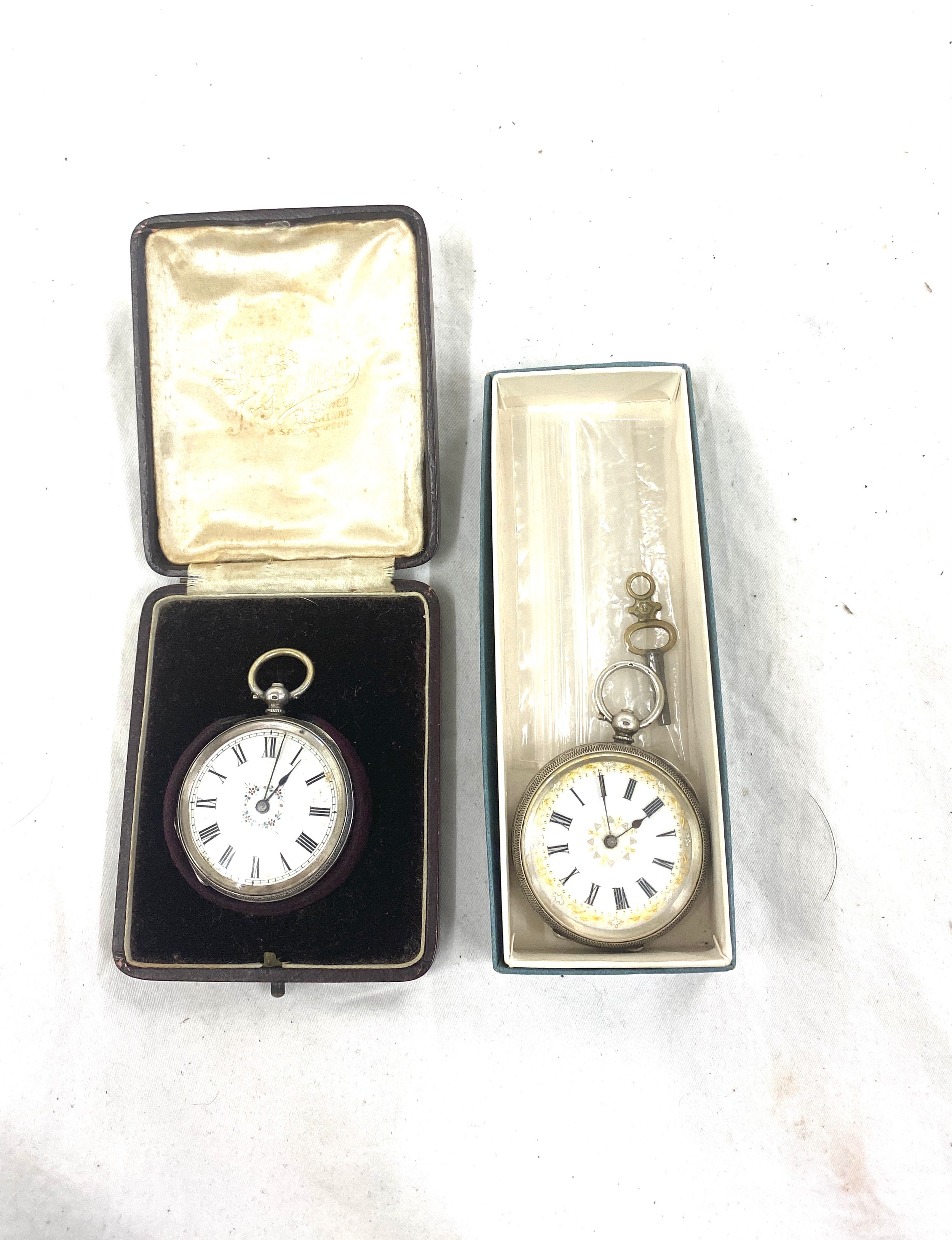 2 Silver pocket watches - untested