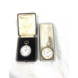 2 Silver pocket watches - untested