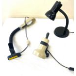 Selection of working desk lamps