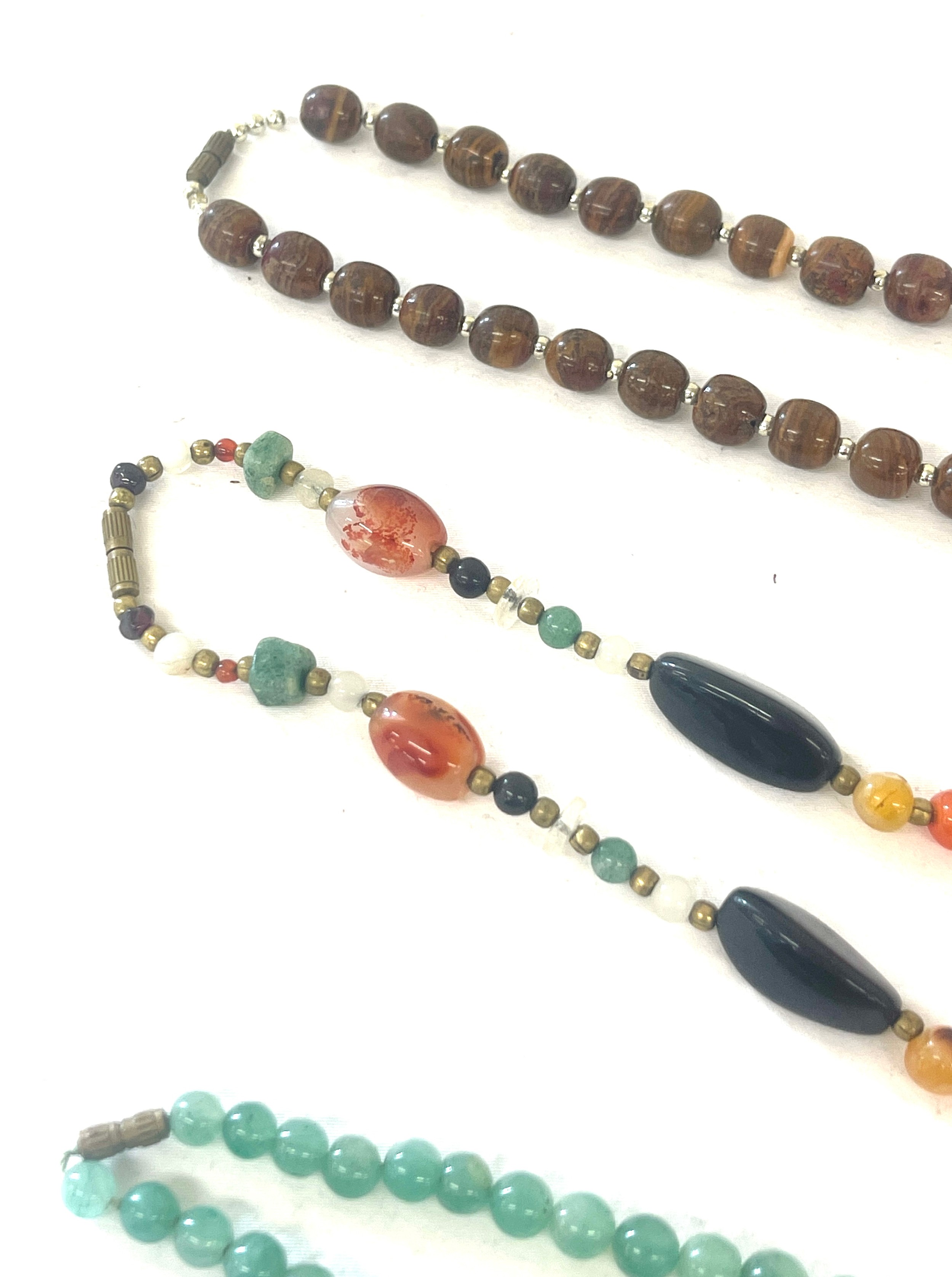 3 vintage ladies glass bead necklaces - Image 4 of 4