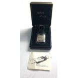 Boxed silver keyring by troika designs