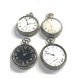 4 antique pocket watches