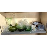 Large selection of glassware includes whitefriars etc