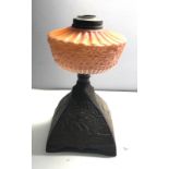 Antique oil lamp base