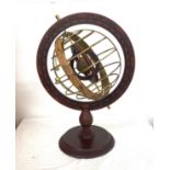 Zona Celestial global/ compass ornament measures approx