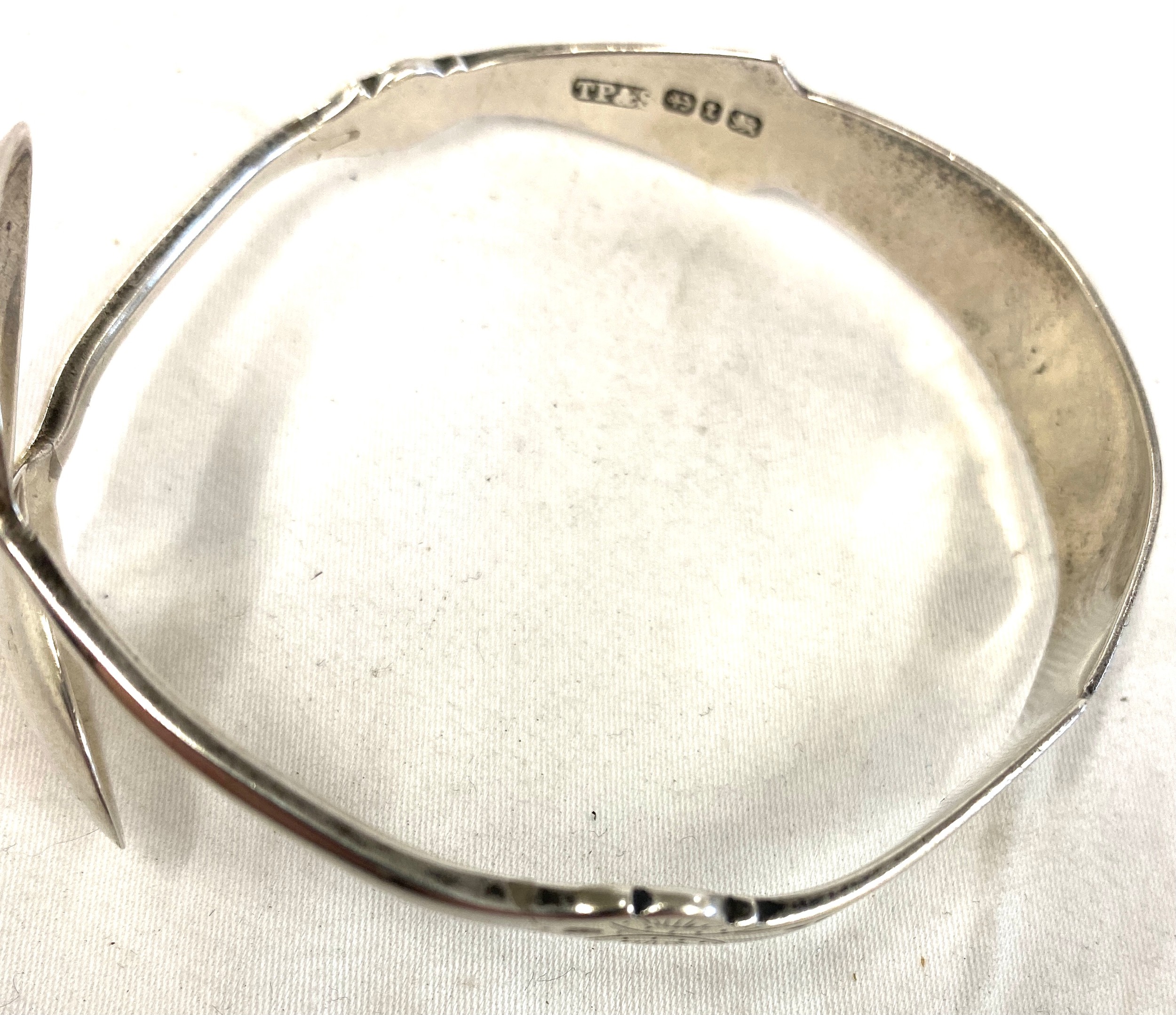 2 Silver hallmarked bracelets weight approx 21.7g - Image 3 of 3