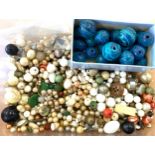 Selection of vintage jewellery beads