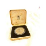 Cased The Queen Mother commemorative coin