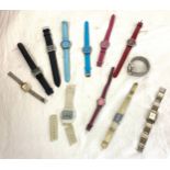 large selection of ladies wrist watches - untested