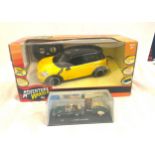 Boxed Adventure Wheel RC Mini Cooper S and a Hongwell boxed MGB convertible