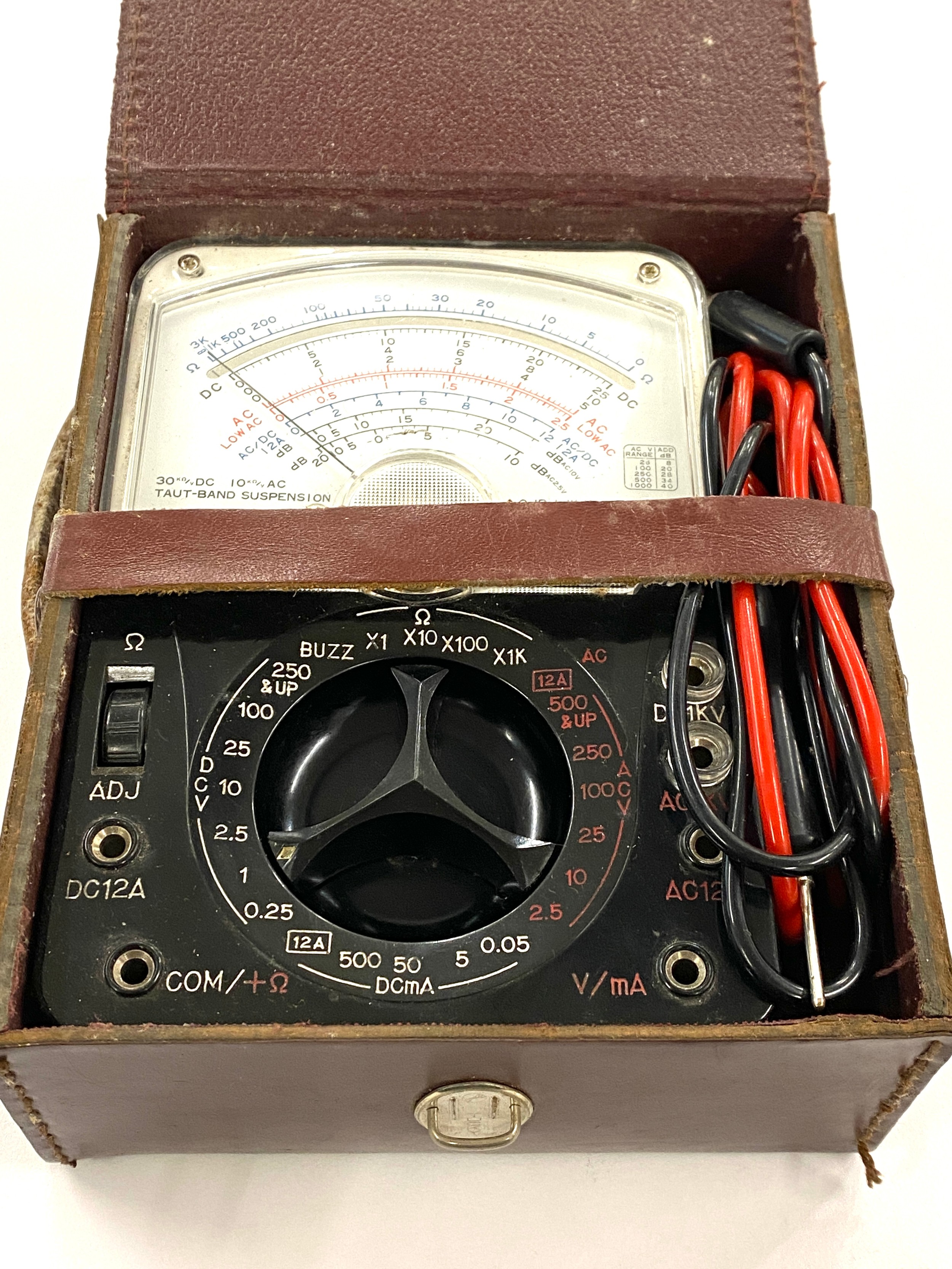 Tmk 500 TU vintage analogue Multimeter tester with test leads with box - Image 2 of 2