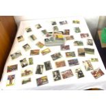 Large selection of loose vintage collectors cards includes war scenes etc