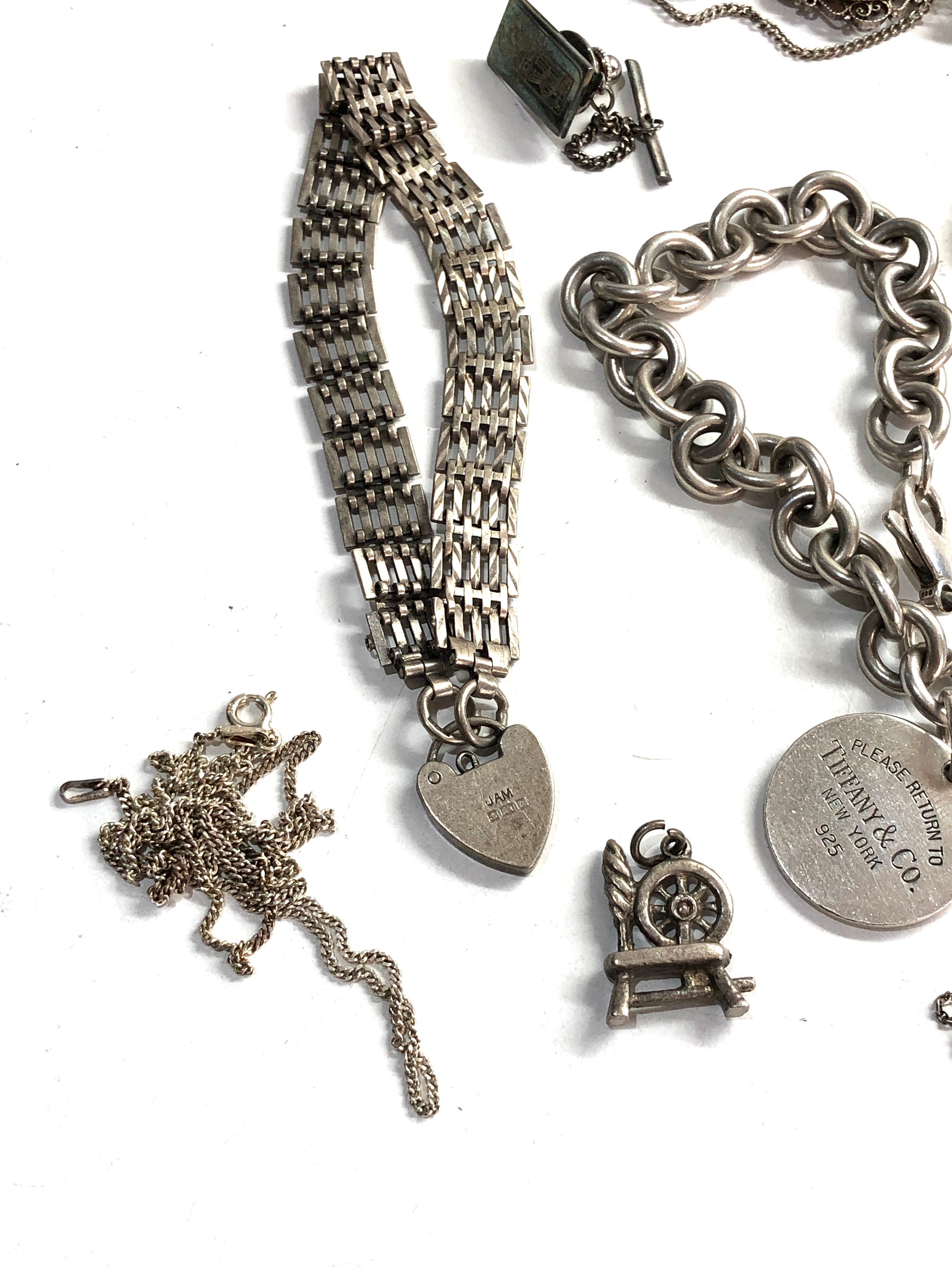 Selection of vintage silver jewellery - Image 3 of 4